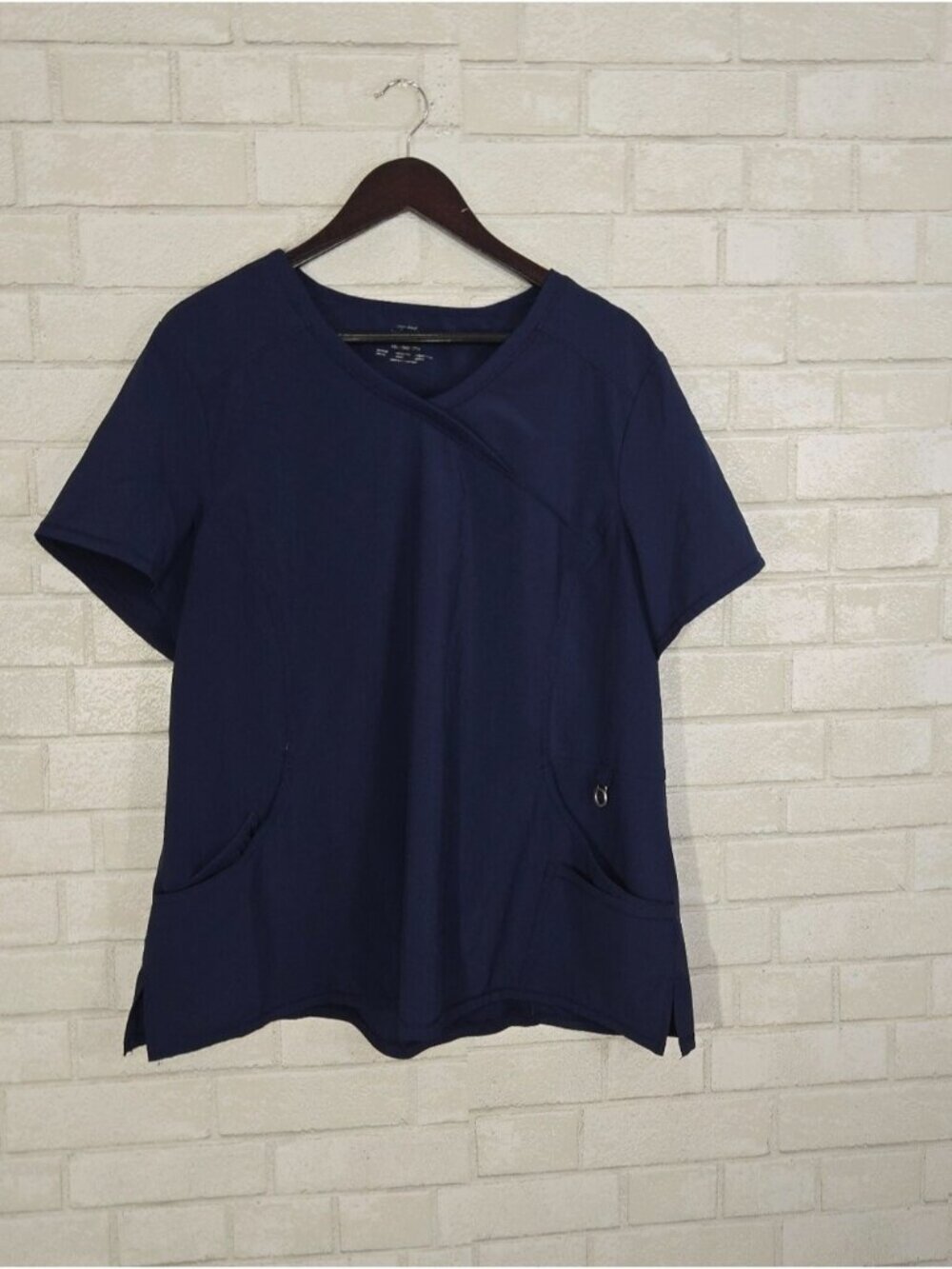 infinity Navy scrub top - Picture 2 of 2